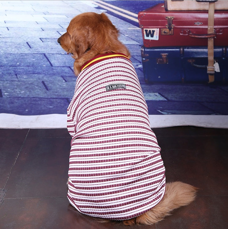 KFX-6186813 Long Sleeve Cotton Shirt for Medium and Large Dogs - Comfortable Fit and Stylish Design
