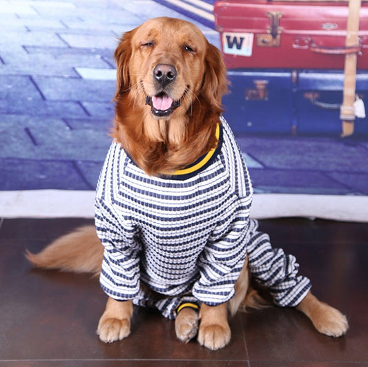 KFX-6186813 Long Sleeve Cotton Shirt for Medium and Large Dogs - Comfortable Fit and Stylish Design