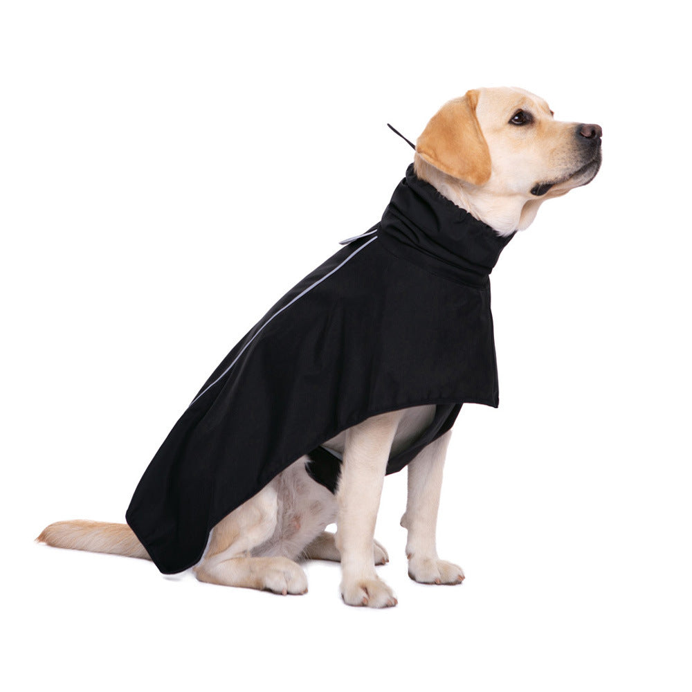 KFX-6187197 Waterproof Outdoor Pet Dog Raincoat in Yellow, Beige, Black - Sizes XL to 7XL
