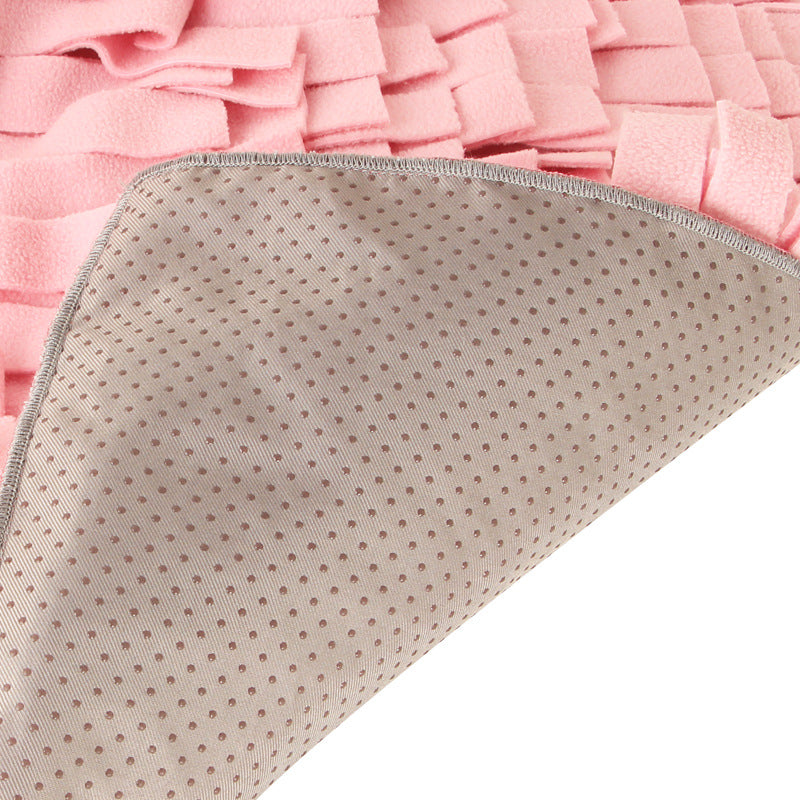 KFX-6190269 Dog Bite Resistant Sniffing Pad for Stress Relief and Slow Food Training - 50x70cm in Orange or Pink