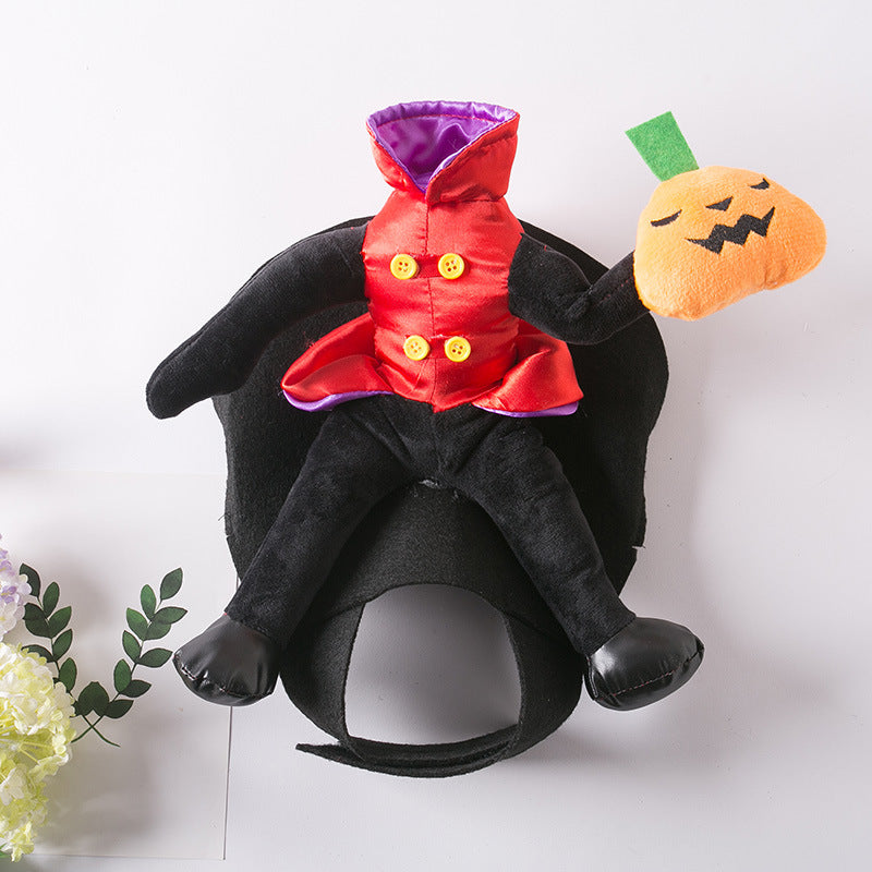 KFX-6192573 Headless Man Costume for Dogs - Funny Pet Halloween Outfit in Various Sizes