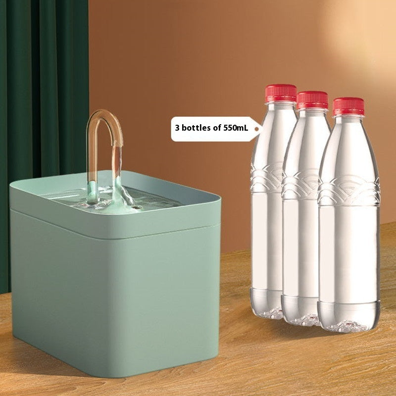 KFX-6199997 Automatic Cat Water Fountain with Intelligent Flow and 1500ml Capacity