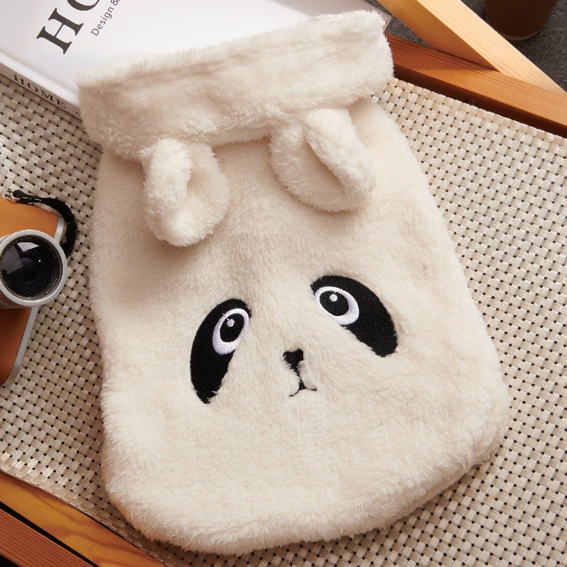 KFX-6200509 Plush Cartoon Pet Clothes for Autumn and Winter - Thick Legs, Available in Multiple Sizes
