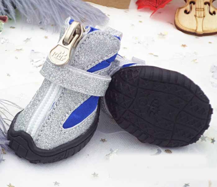 KFX-6200765 Breathable Pet Shoes in Red, Black, Blue for Dogs - Non-Slip and Wear-Resistant Design
