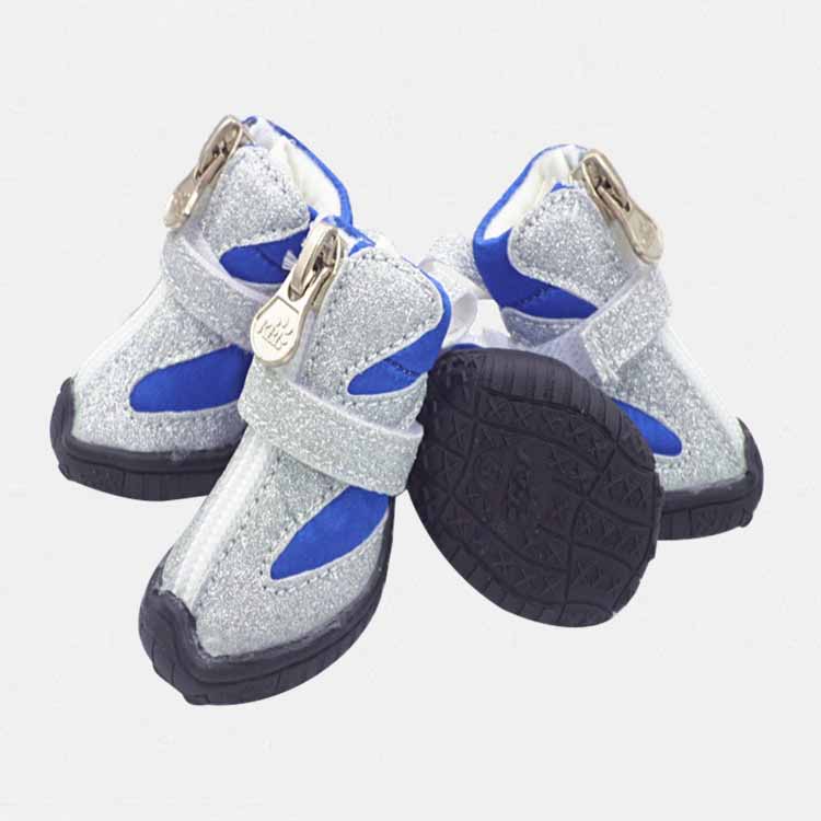 KFX-6200765 Breathable Pet Shoes in Red, Black, Blue for Dogs - Non-Slip and Wear-Resistant Design