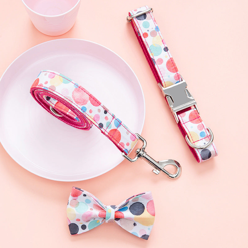 KFX-6205757 Personalized Custom Lettering Dog Collar - Casual Style for Pets in Multiple Sizes