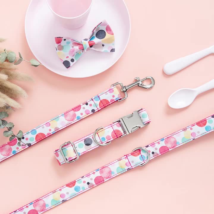 KFX-6205757 Personalized Custom Lettering Dog Collar - Casual Style for Pets in Multiple Sizes