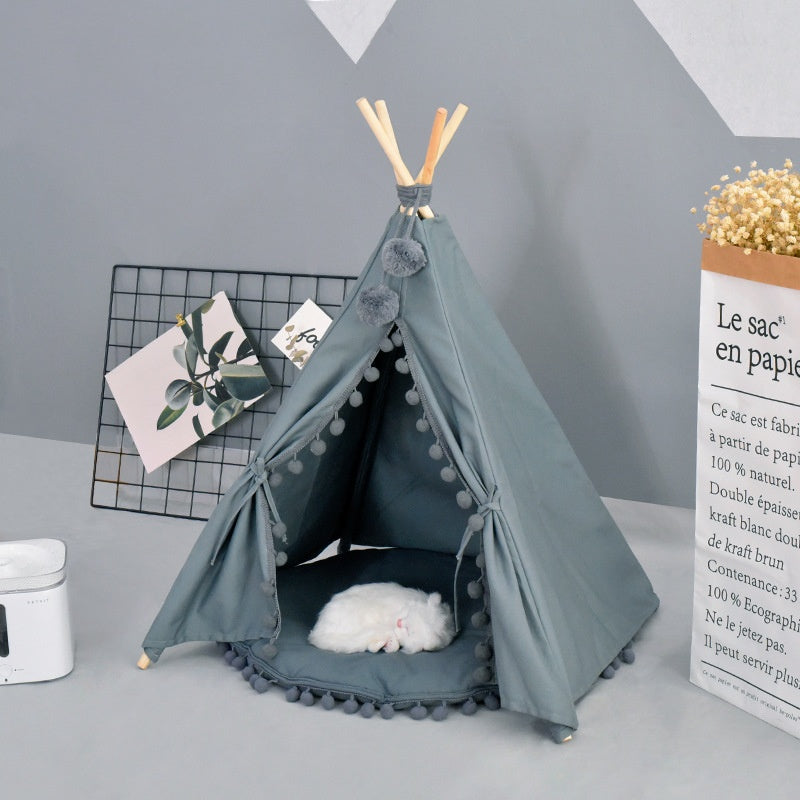 KFX-6209725 Removable and Washable Four Seasons Pet Tent for Cats and Dogs – Medium and Large Sizes Available