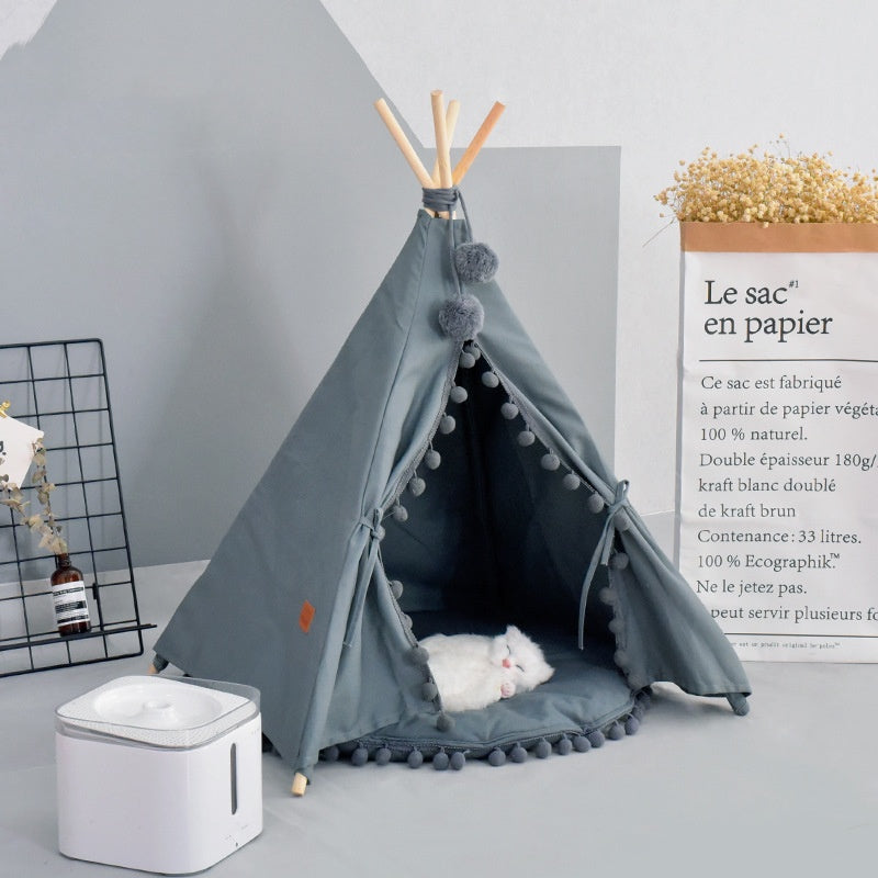 KFX-6209725 Removable and Washable Four Seasons Pet Tent for Cats and Dogs – Medium and Large Sizes Available