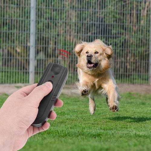 KFX-6210493 Ultrasonic Dog Repeller and Trainer Device for Safe Outdoor Use
