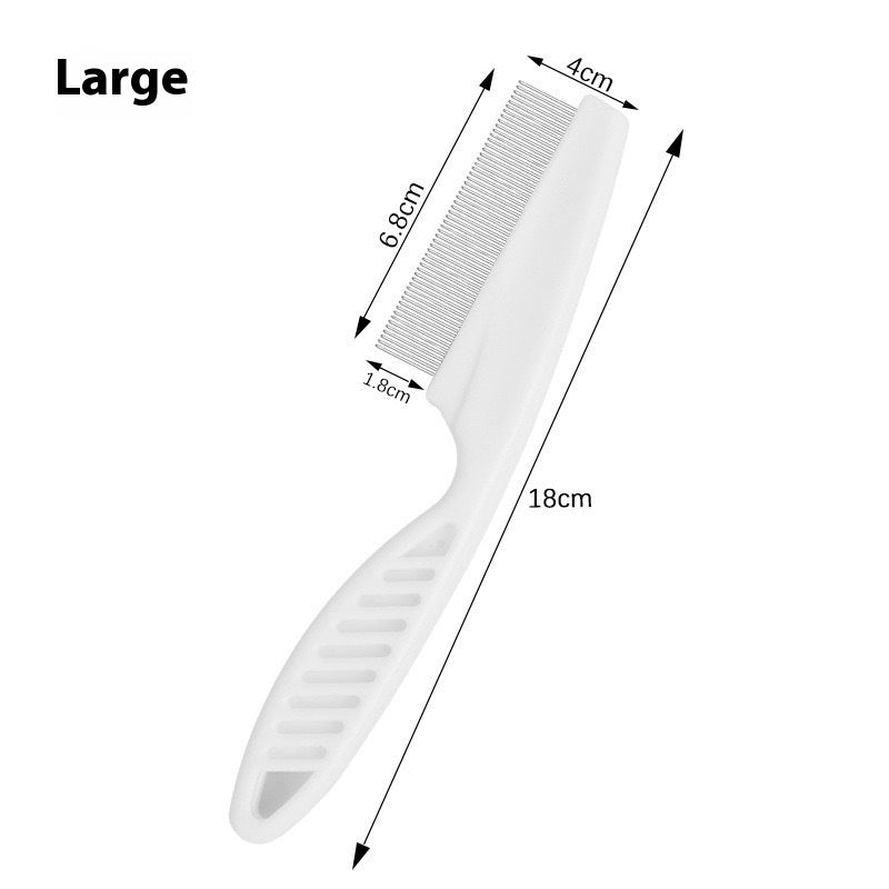 KFX-6211261 Self-Cleaning Pet Comb for Long Hair Cats and Dogs - Gentle Hair Removal, Skin Protection, and Health Promotion