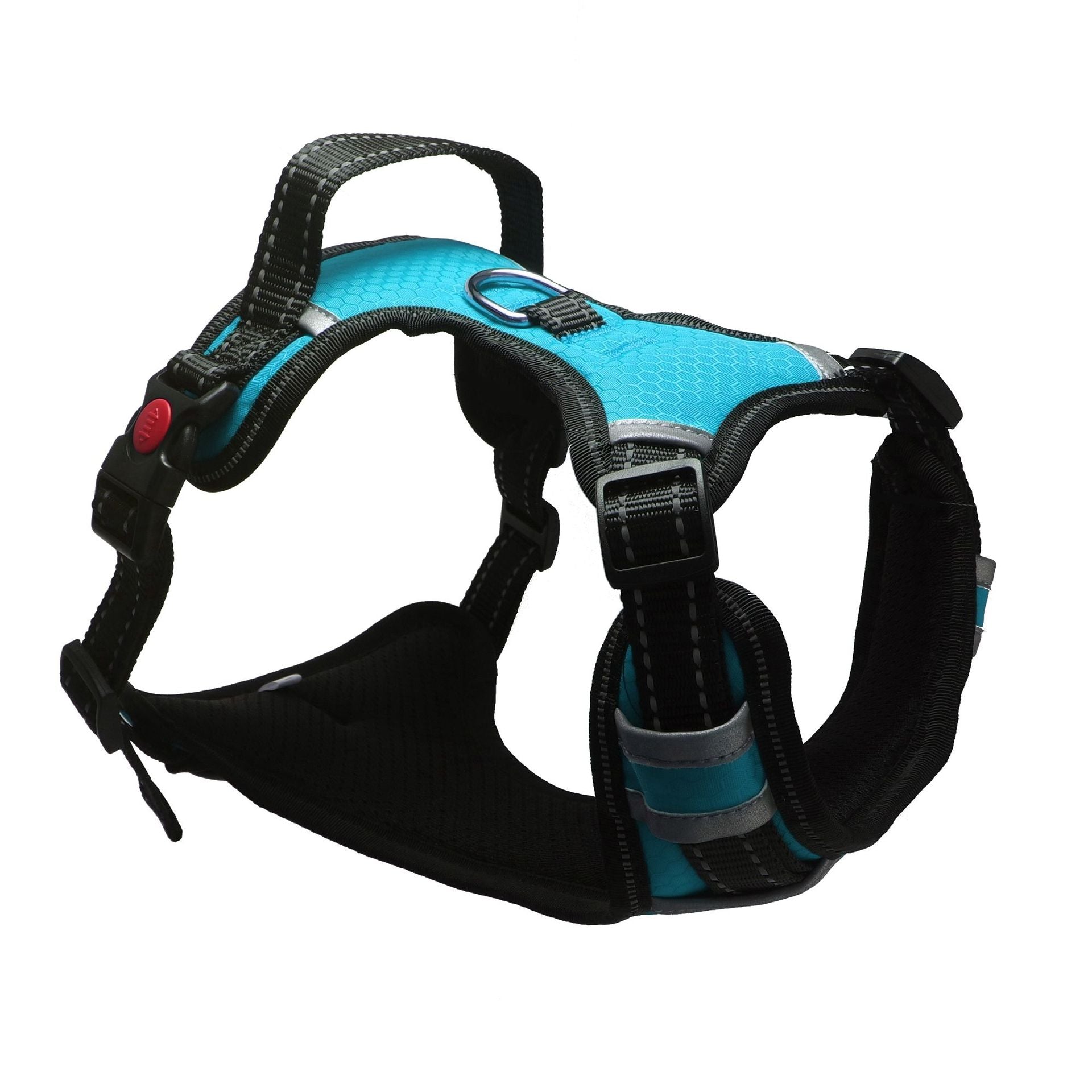 KFX-6213821 Explosion-Proof Medium and Large Dog Harness with Soft Nylon and Mesh Fabric