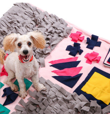 KFX-6217277 Pink Pet Sniffing Pad Mat | Cloth 100x70cm Training and Enrichment Activity