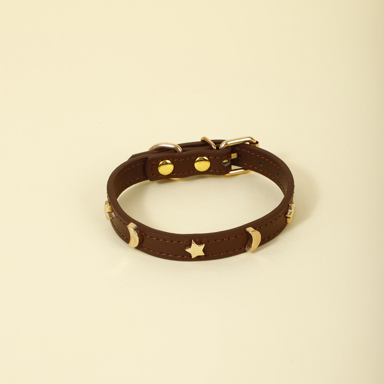 KFX-6217405 Star Moon Anti-Bite Pet Collar in Monochrome Colors for All Seasons