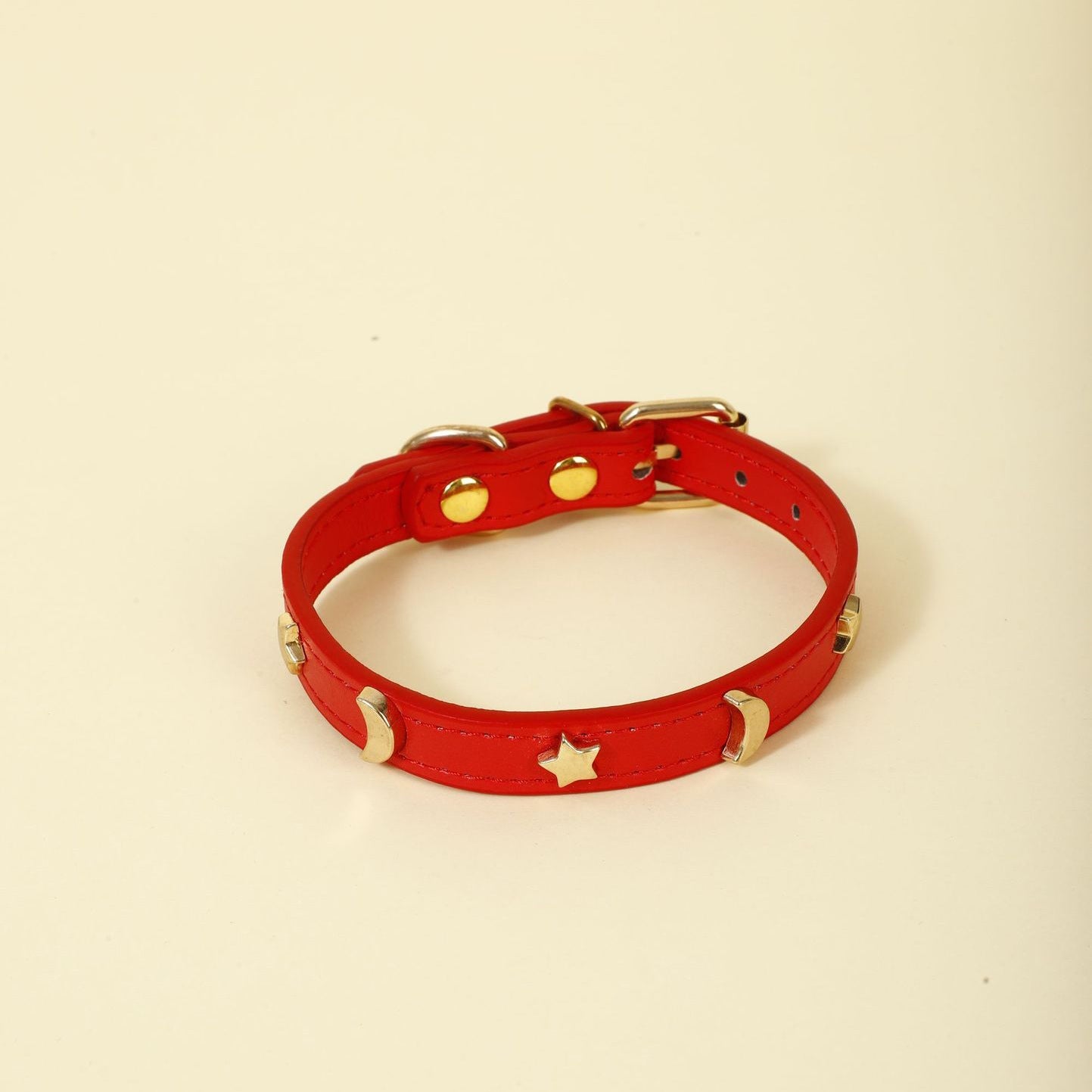 KFX-6217405 Star Moon Anti-Bite Pet Collar in Monochrome Colors for All Seasons