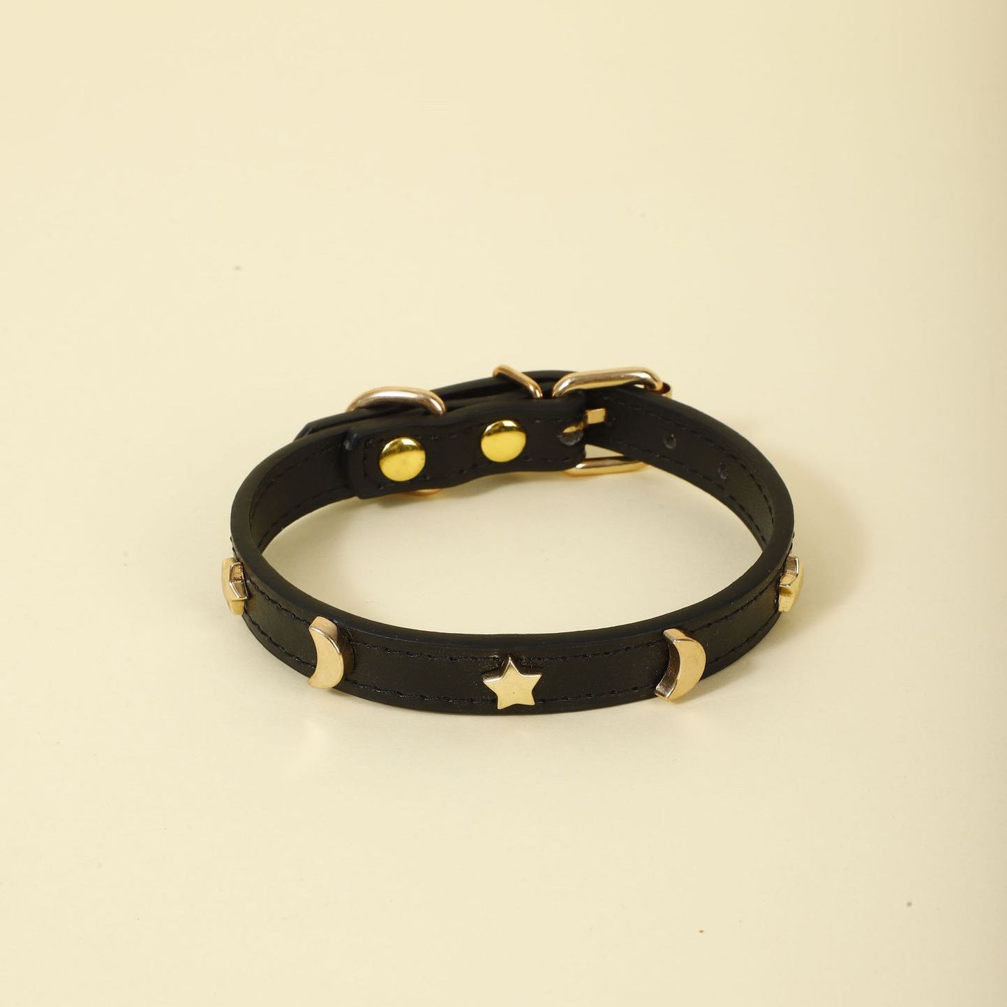 KFX-6217405 Star Moon Anti-Bite Pet Collar in Monochrome Colors for All Seasons