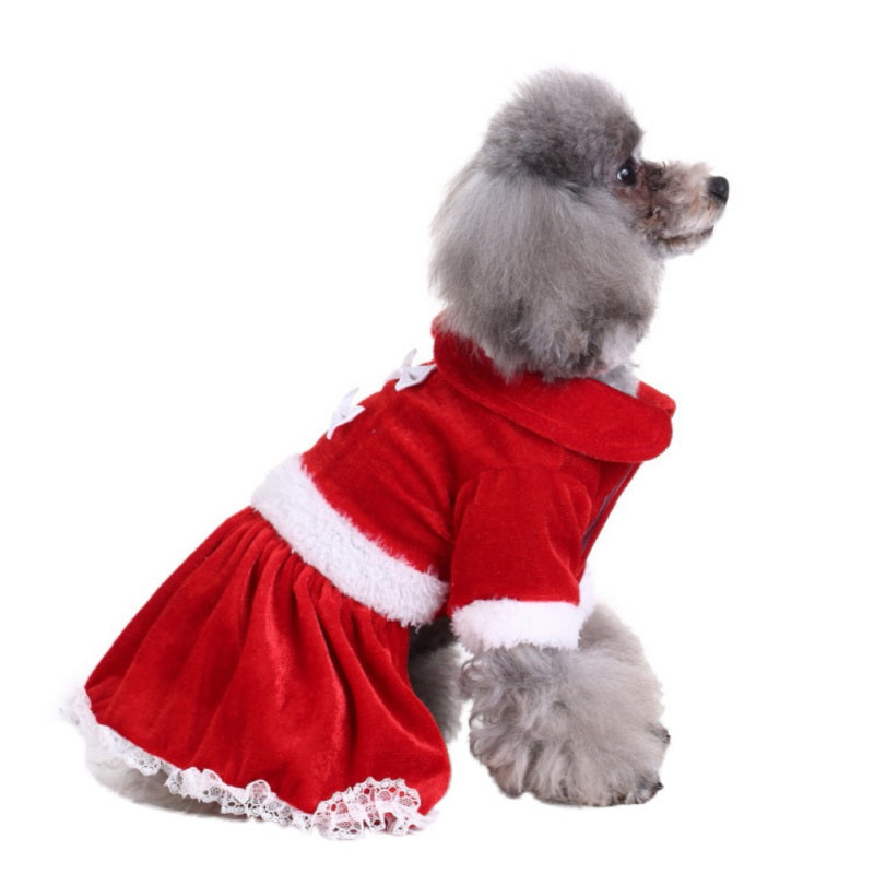 KFX-6219581 Christmas-Themed Dog Apparel in Various Fun Designs: Elk, Snowman, Pizza & More