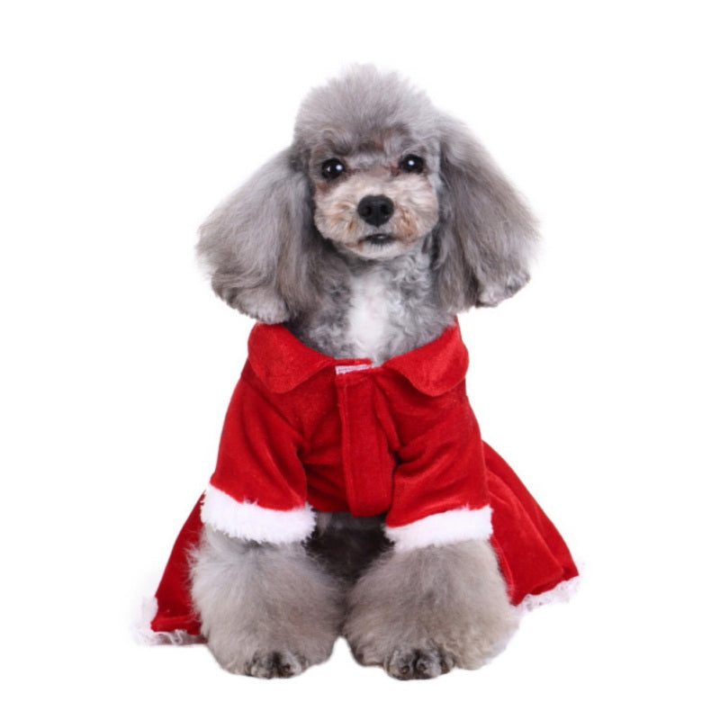 KFX-6219581 Christmas-Themed Dog Apparel in Various Fun Designs: Elk, Snowman, Pizza & More