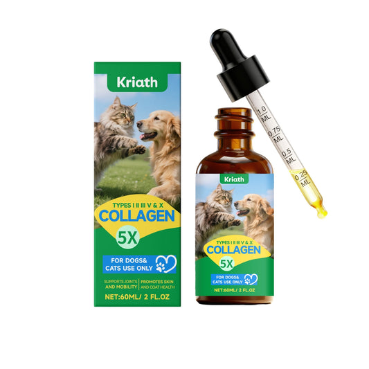 KFX-6221245 Collagen Drops for Pets – Nutrition Boost for Dogs and Cats