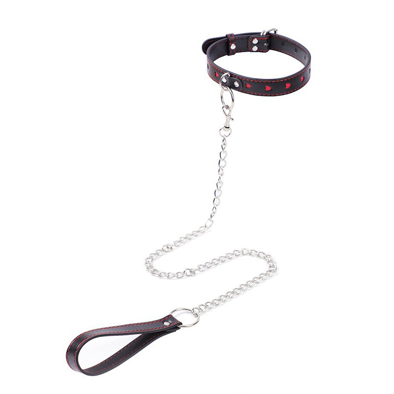 KFX-6223805 Belleish Interactive Collar - Variety of Styles in Black and Red, PU Material, Perfect for Roleplaying