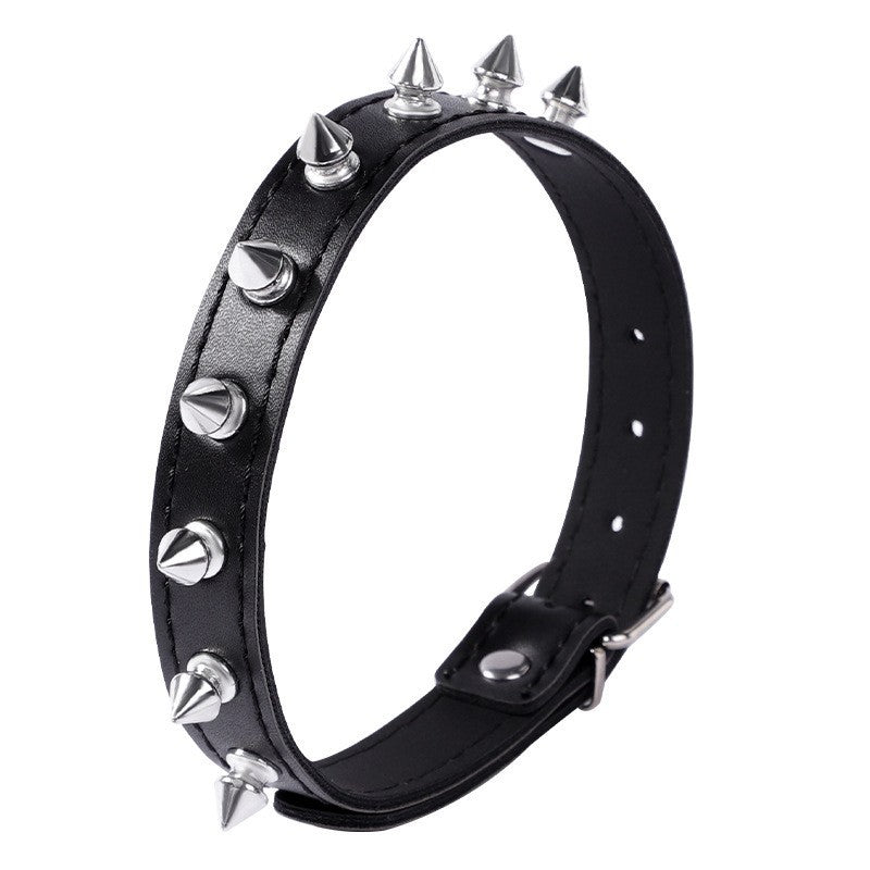 KFX-6223805 Belleish Interactive Collar - Variety of Styles in Black and Red, PU Material, Perfect for Roleplaying