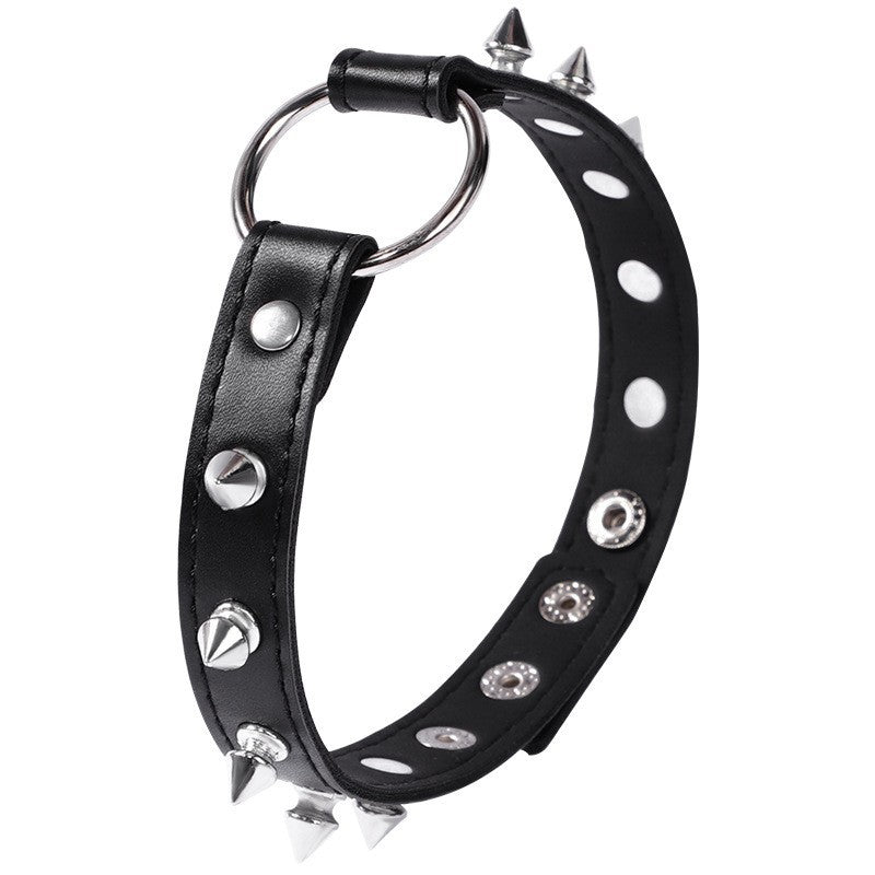 KFX-6223805 Belleish Interactive Collar - Variety of Styles in Black and Red, PU Material, Perfect for Roleplaying