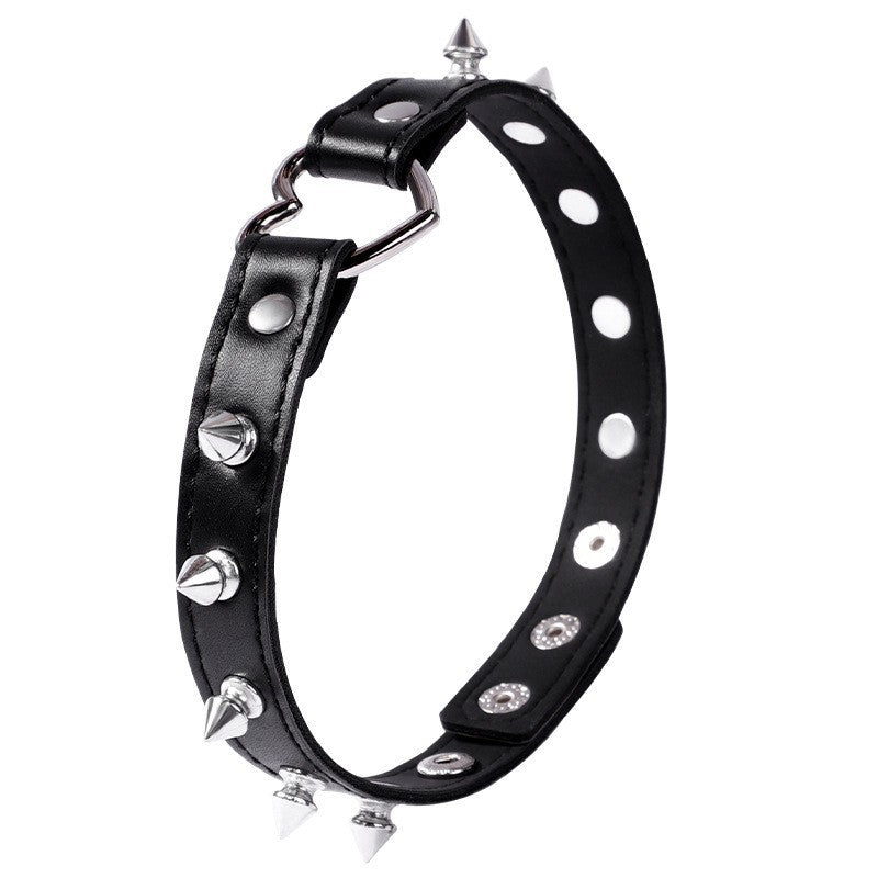 KFX-6223805 Belleish Interactive Collar - Variety of Styles in Black and Red, PU Material, Perfect for Roleplaying