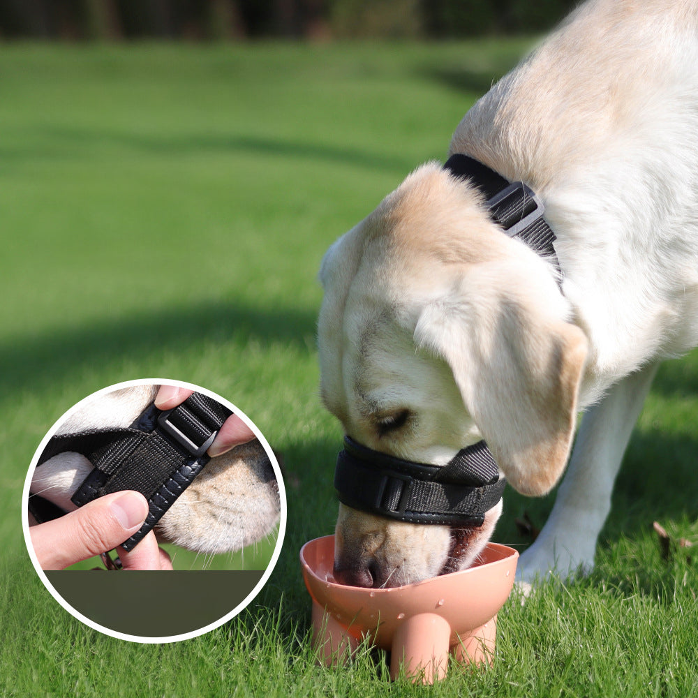 KFX-6224445 Adjustable Anti-Bite & Anti-Barking Dog Muzzle with Soft Foam and Enhanced Comfort