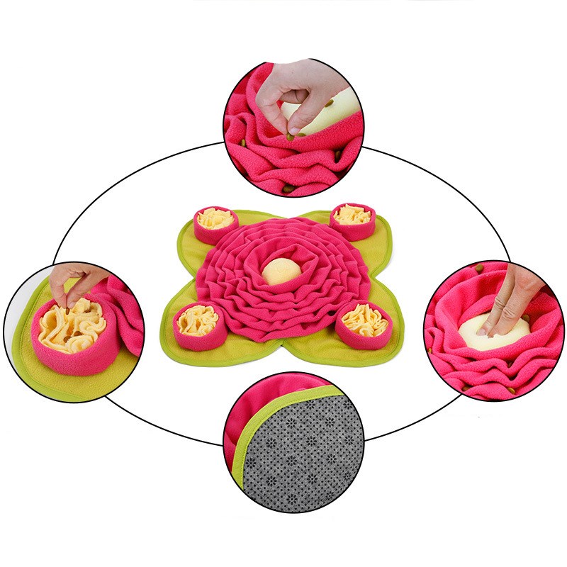 KFX-6225981 Dog Sniffing Training Mat for Stress Relief and Mental Stimulation