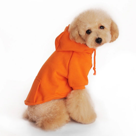 KFX-6226237 Cozy Autumn and Winter Pet Hoodie with Coat and Cap in Various Colors