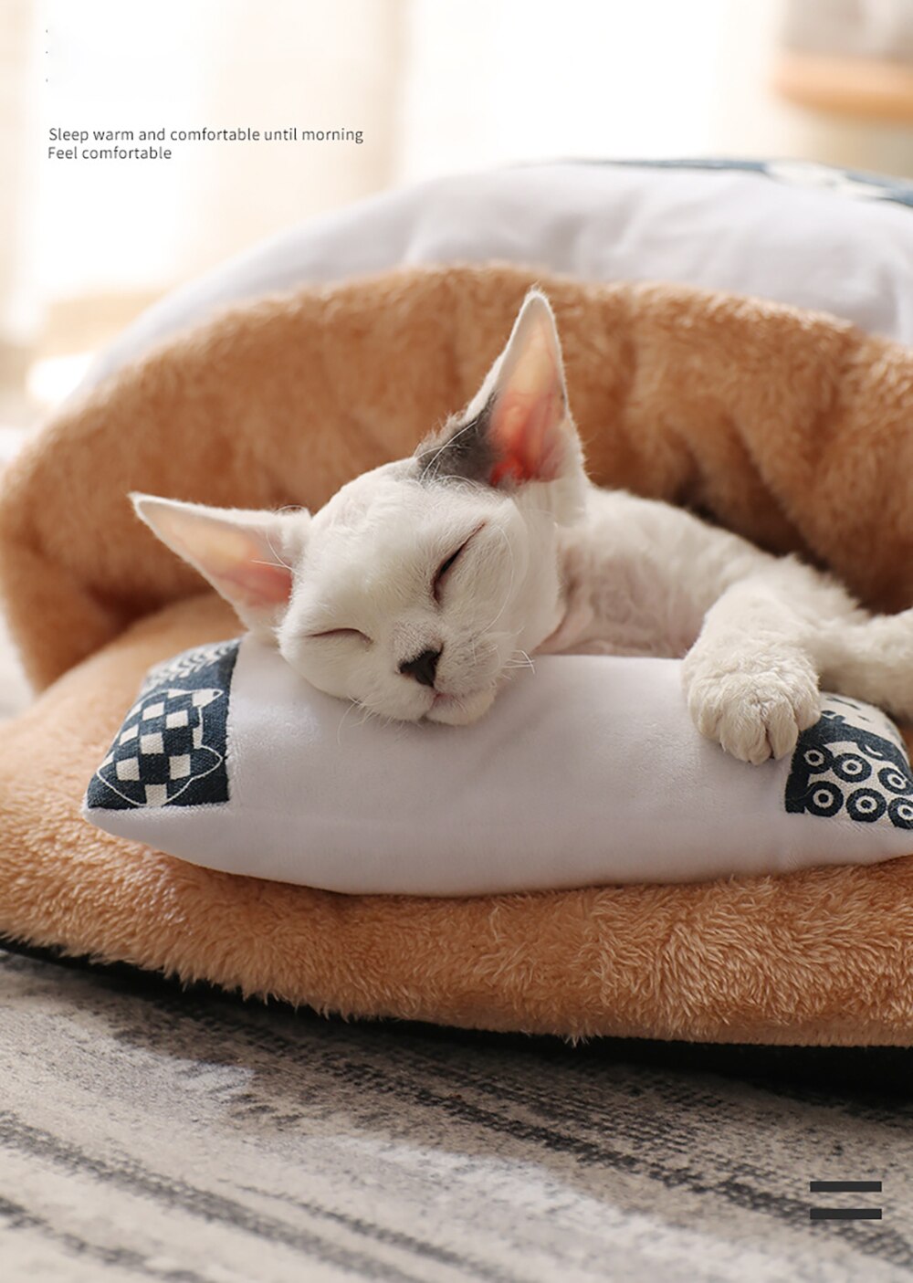 KFX-6227773 Removable and Washable Cat Litter Nest in Red and Blue - Size Options S, M, L