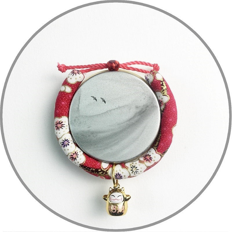 KFX-6228925 Small Pet Collar with Japanese Bell for Cats and Dogs - Multiple Styles Available