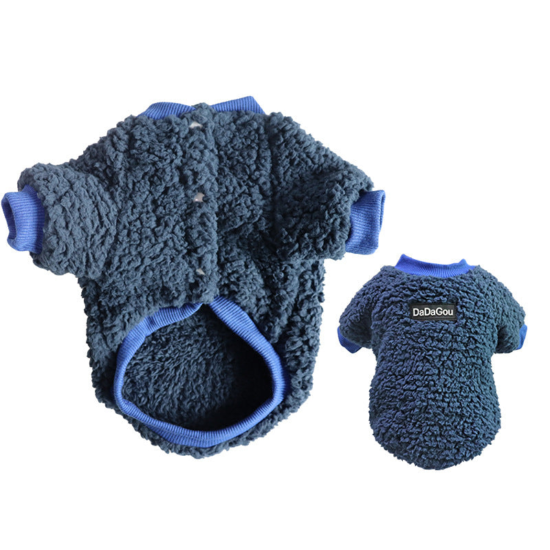 KFX-6229309 Cozy Cotton Wool Two-Legged Pet Sweater for All Seasons