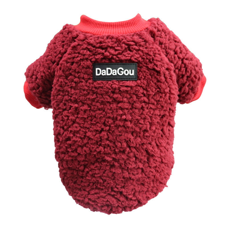 KFX-6229309 Cozy Cotton Wool Two-Legged Pet Sweater for All Seasons