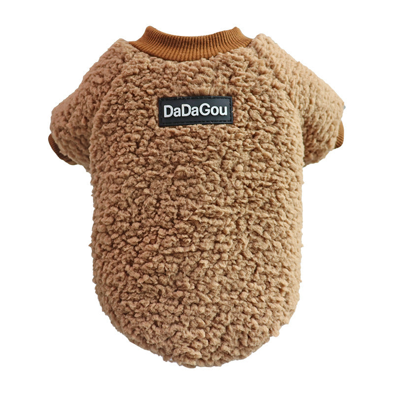 KFX-6229309 Cozy Cotton Wool Two-Legged Pet Sweater for All Seasons