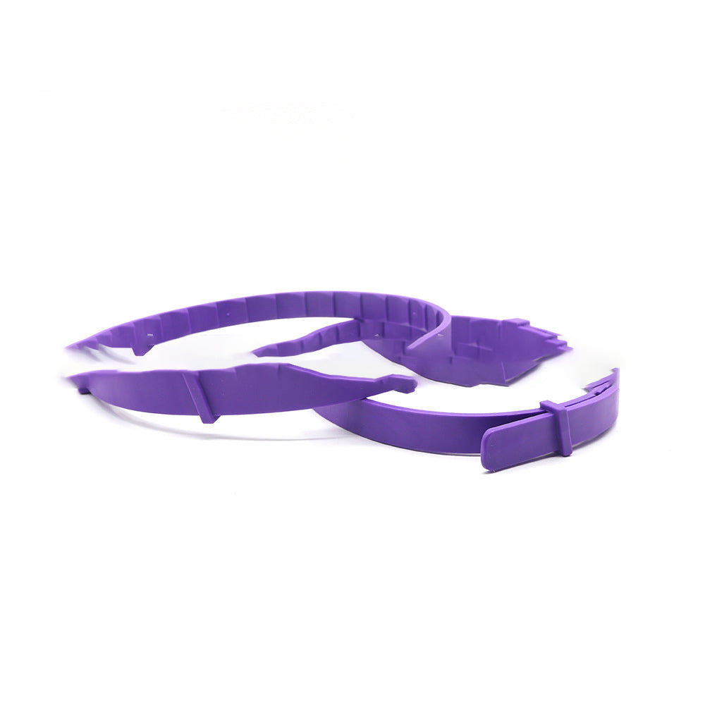 KFX-6234685 Anxiety-Relieving Adjustable Pet Collars for Large Dogs (62cm) & Small Cats (38cm) - Durable Plastic Design