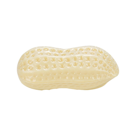 KFX-6237501 Interactive Sounding Dog Toy - Durable TPR Peanut Shaped Design, 14*8cm, 130g