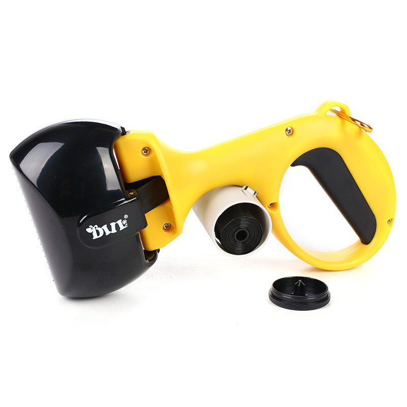 KFX-6244669 2-in-1 Portable Pet Toilet Picker with Curved Grip & Garbage Bags