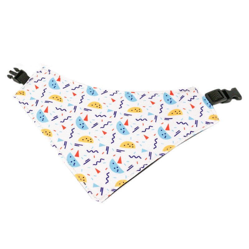 KFX-6244797 Three-Layer Thickened Waterproof Pet Scarf in Various Fun Designs