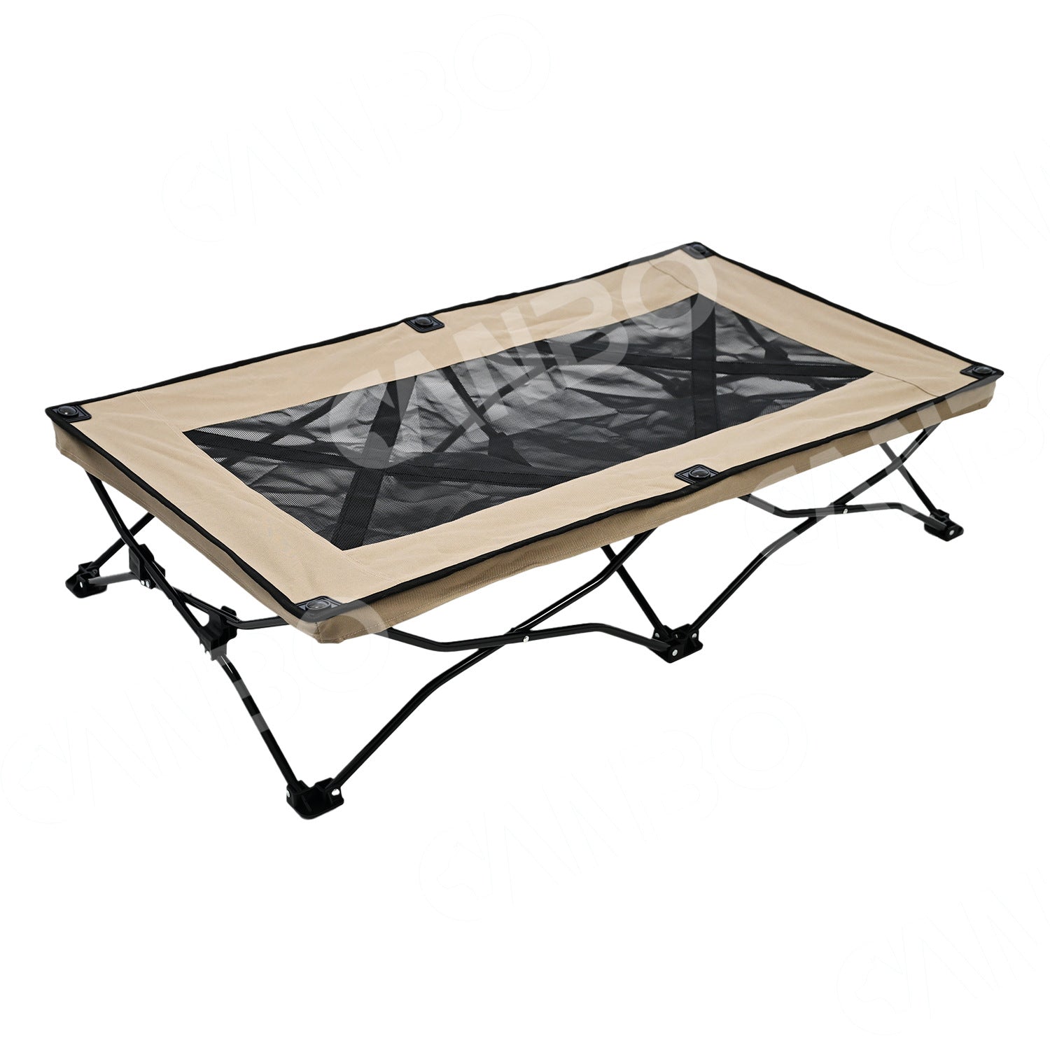 KFX-6246845 Double Layer Fabric Large Foldable Pet Bed - Soft, Cozy Design for Medium to Large Dogs