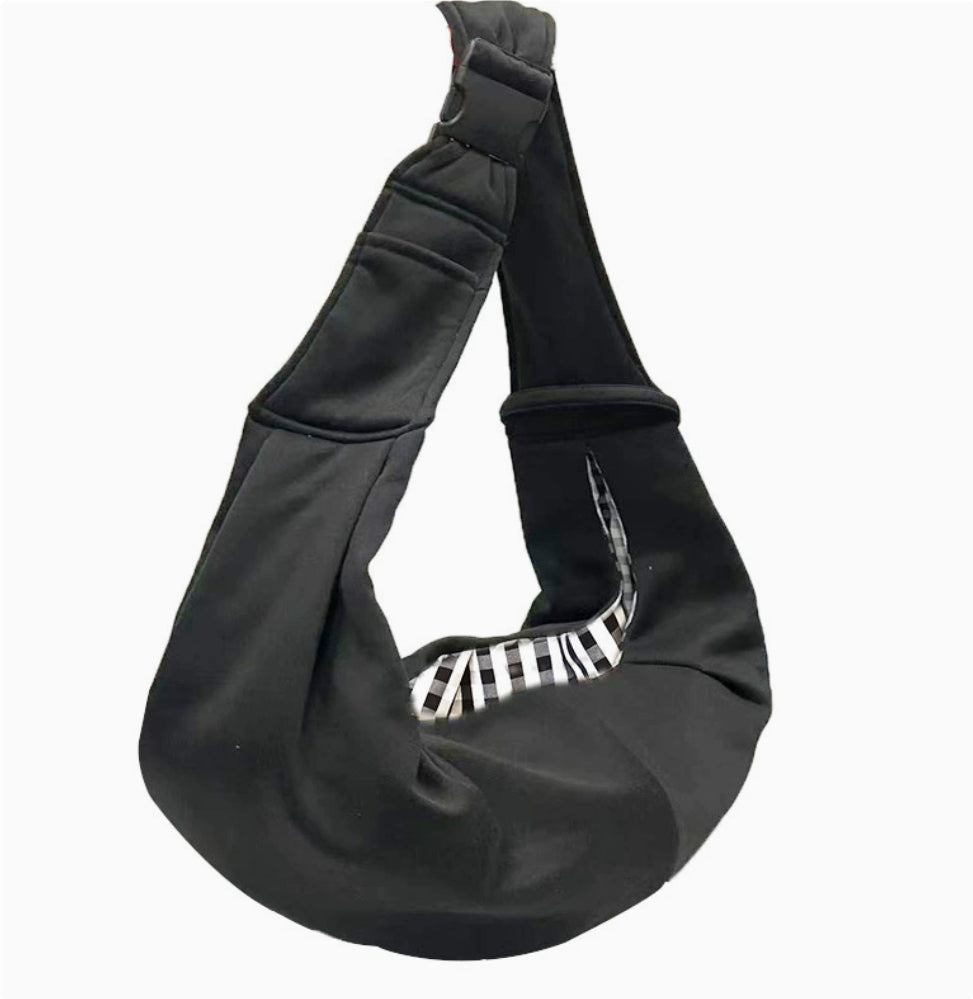 KFX-6250429 Foldable Portable Crossbody Pet Bag with Adjustable Strap - Multiple Colors Available