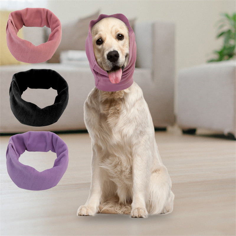 KFX-6251453 Calming Earmuffs for Dogs - Noise-Reducing Hood for Anxiety Relief and Grooming