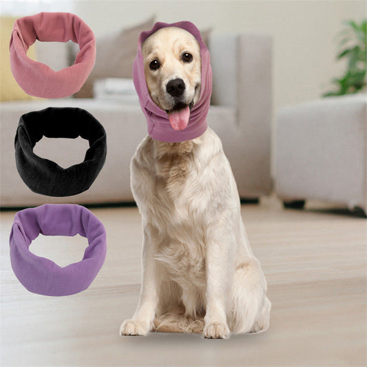 KFX-6251453 Calming Earmuffs for Dogs - Noise-Reducing Hood for Anxiety Relief and Grooming