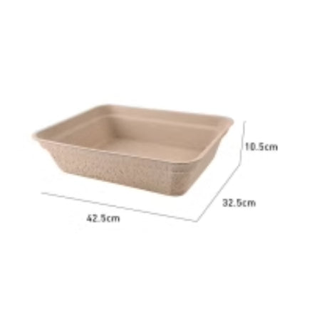 KFX-6251965 Eco-Friendly Disposable Cat Litter Box - Waterproof & Degradable, Multiple Sizes Available