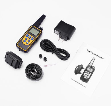 KFX-6255933 Remote Control Dog Training Collar - Adjustable Plastic Device for All Seasons