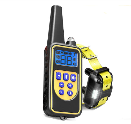 KFX-6255933 Remote Control Dog Training Collar - Adjustable Plastic Device for All Seasons