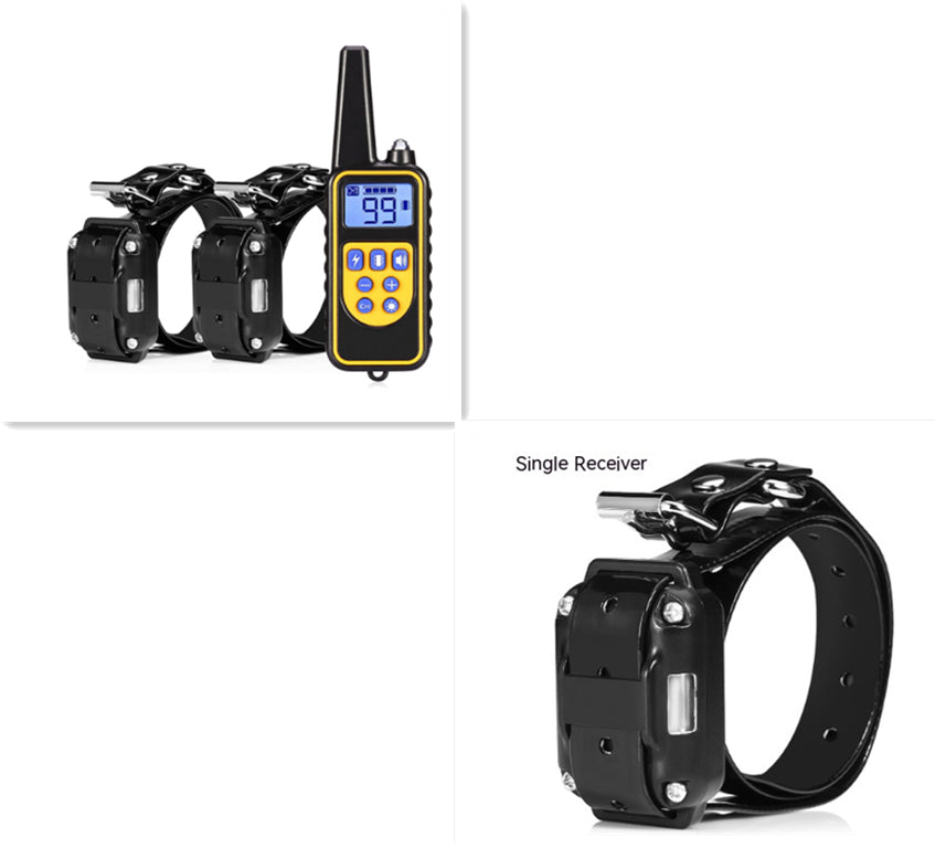 KFX-6255933 Remote Control Dog Training Collar - Adjustable Plastic Device for All Seasons