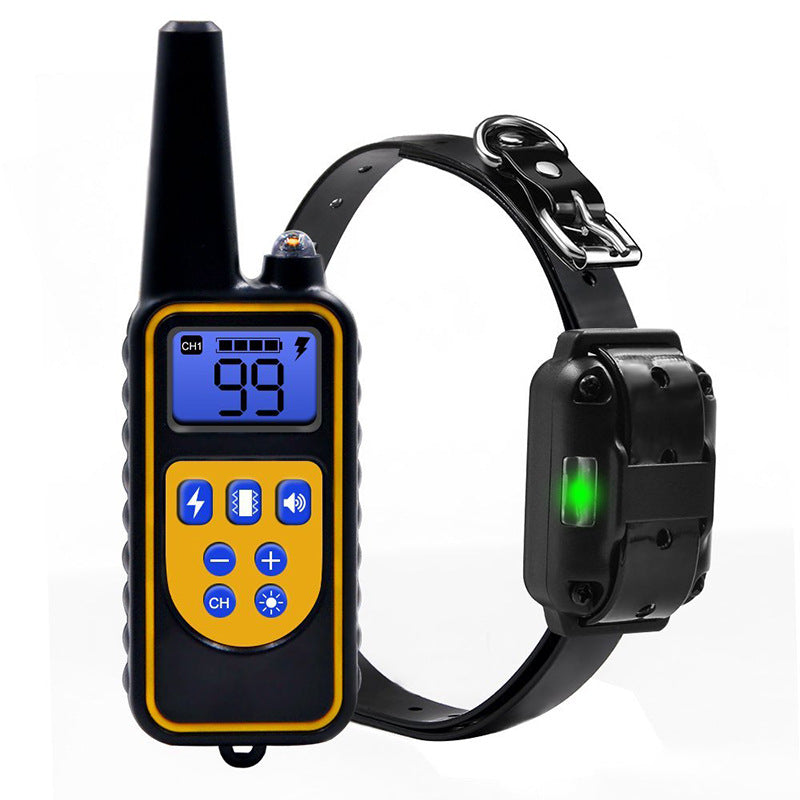 KFX-6255933 Remote Control Dog Training Collar - Adjustable Plastic Device for All Seasons