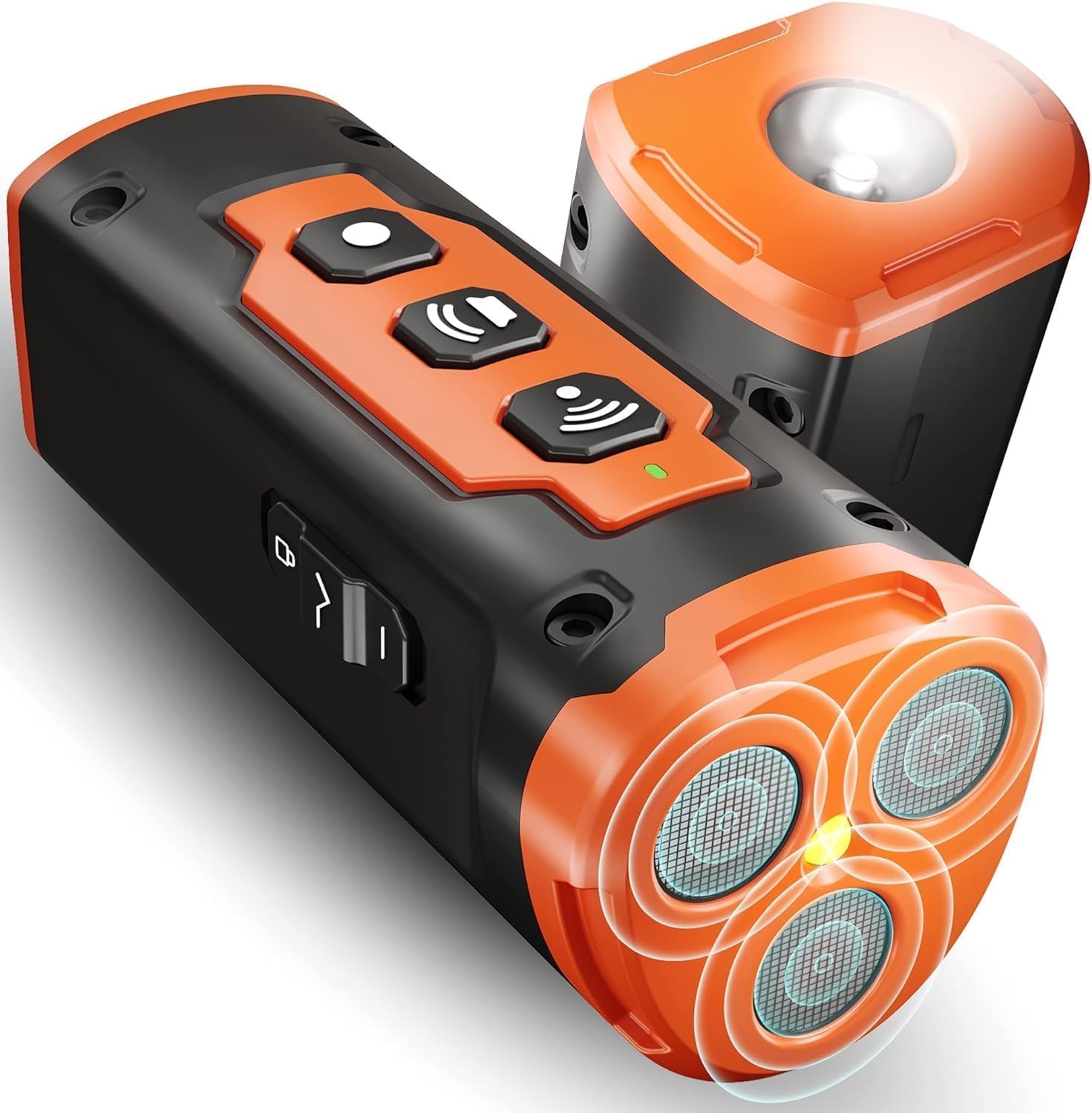 KFX-6257213 Ultrasonic Dog Bark Deterrent Device with 50ft Range for Effective Training and Behavior Modification