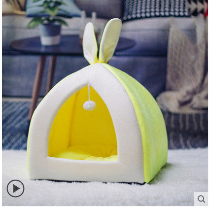 KFX-6257981 Cozy Cat House Villa Bed for Small Dogs and Cats - Various Sizes Available